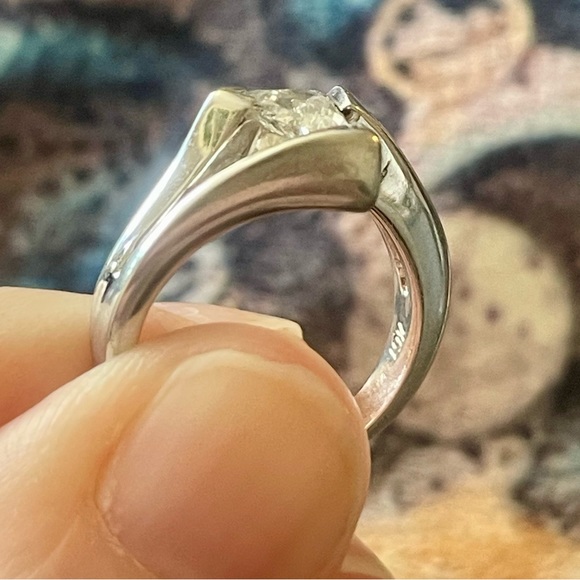 Genuine Diamond Ring, custom Trilliant cut - Picture 15 of 17